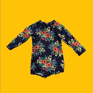 12month floral print swimsuit
